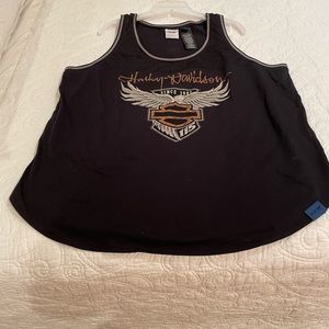 Harley Davidson black, 2X, tank top, NWOT, a gift